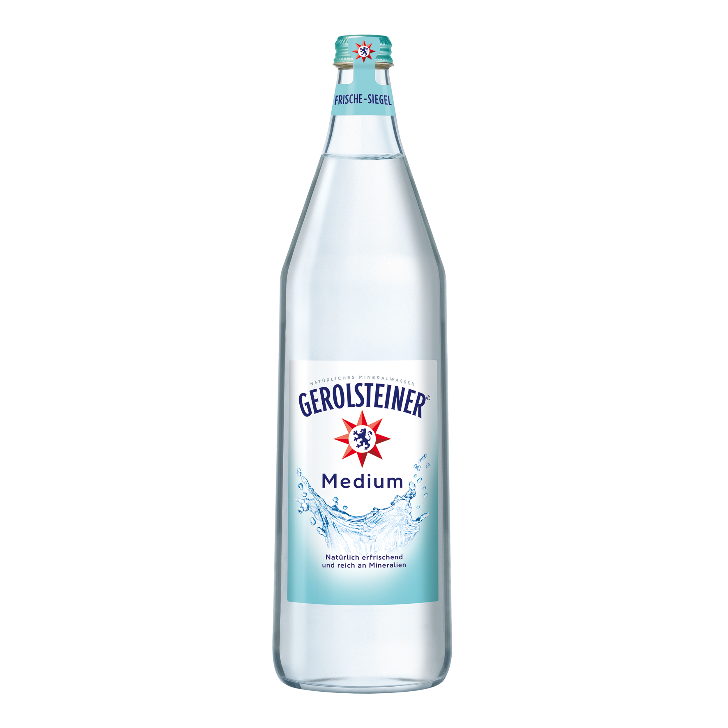 Gerolsteiner Medium 1,0 L Glasflasche