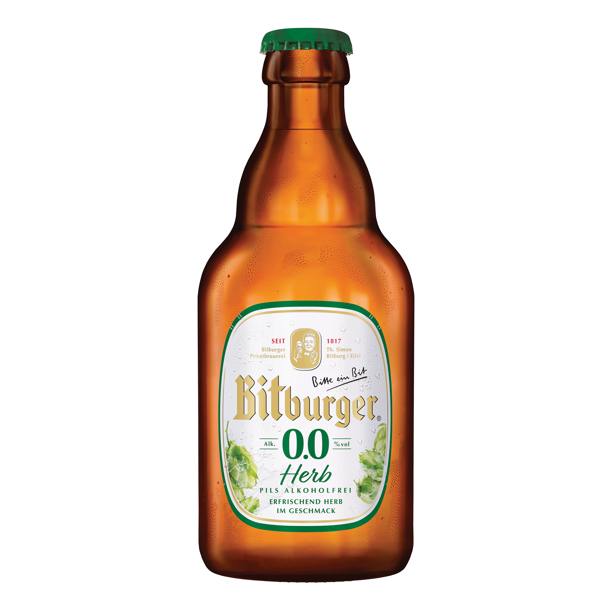 Bitburger 0,0% Herb Pils Alkoholfrei 0,33 L Stubbi