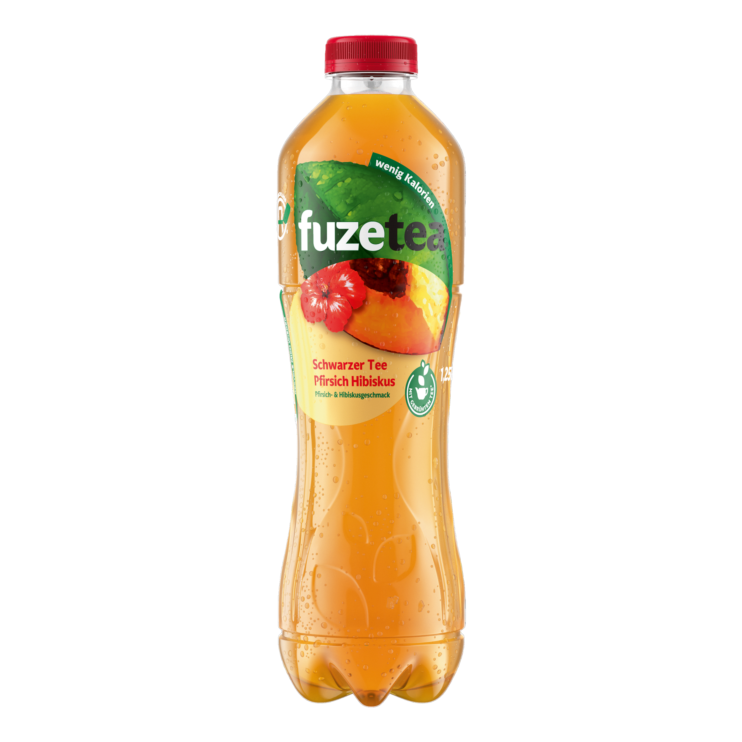 Fuze Tea Schwarzer Tee Pfirsich Hibiskus 1,25 L