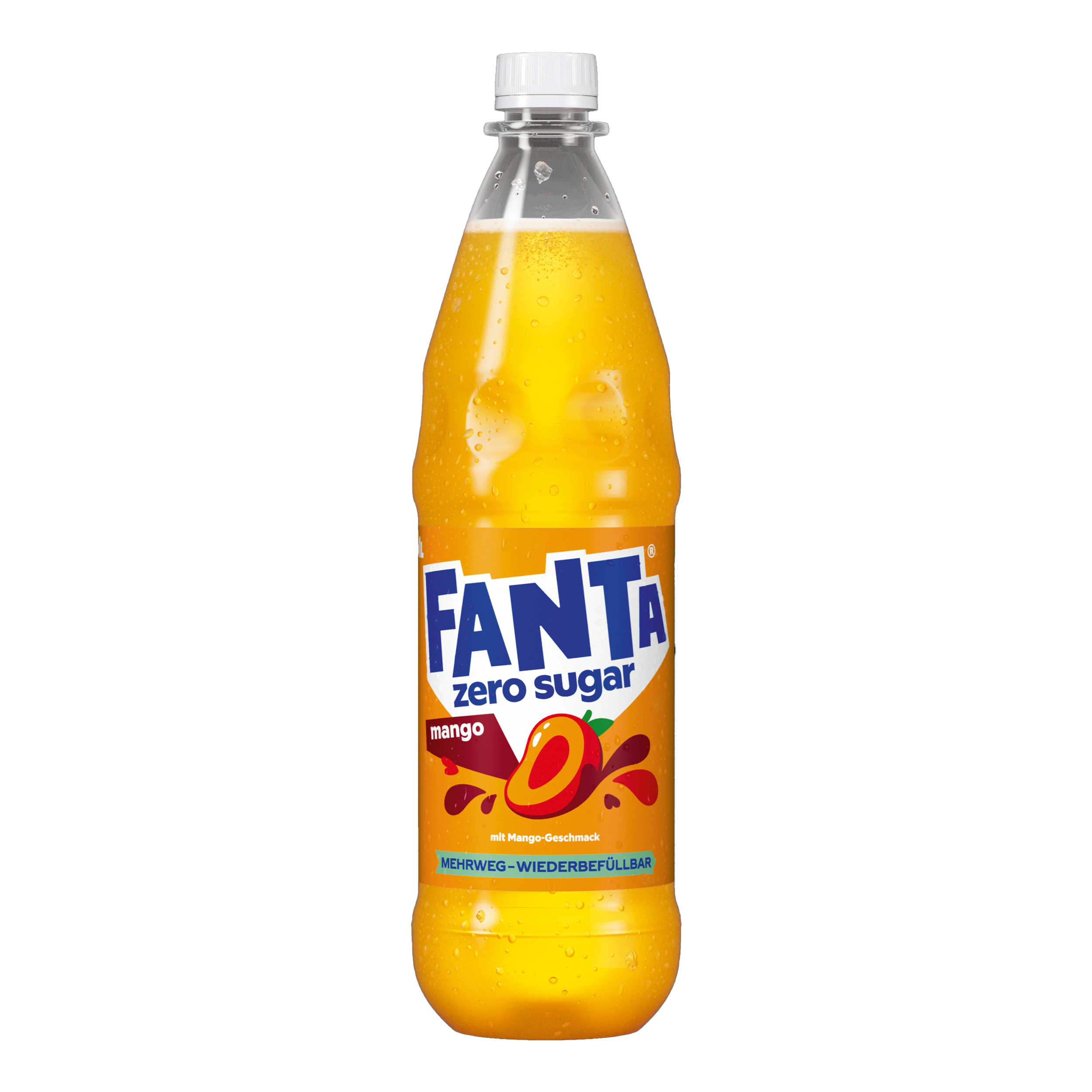 Fanta Mango zero Zucker 1,0 L