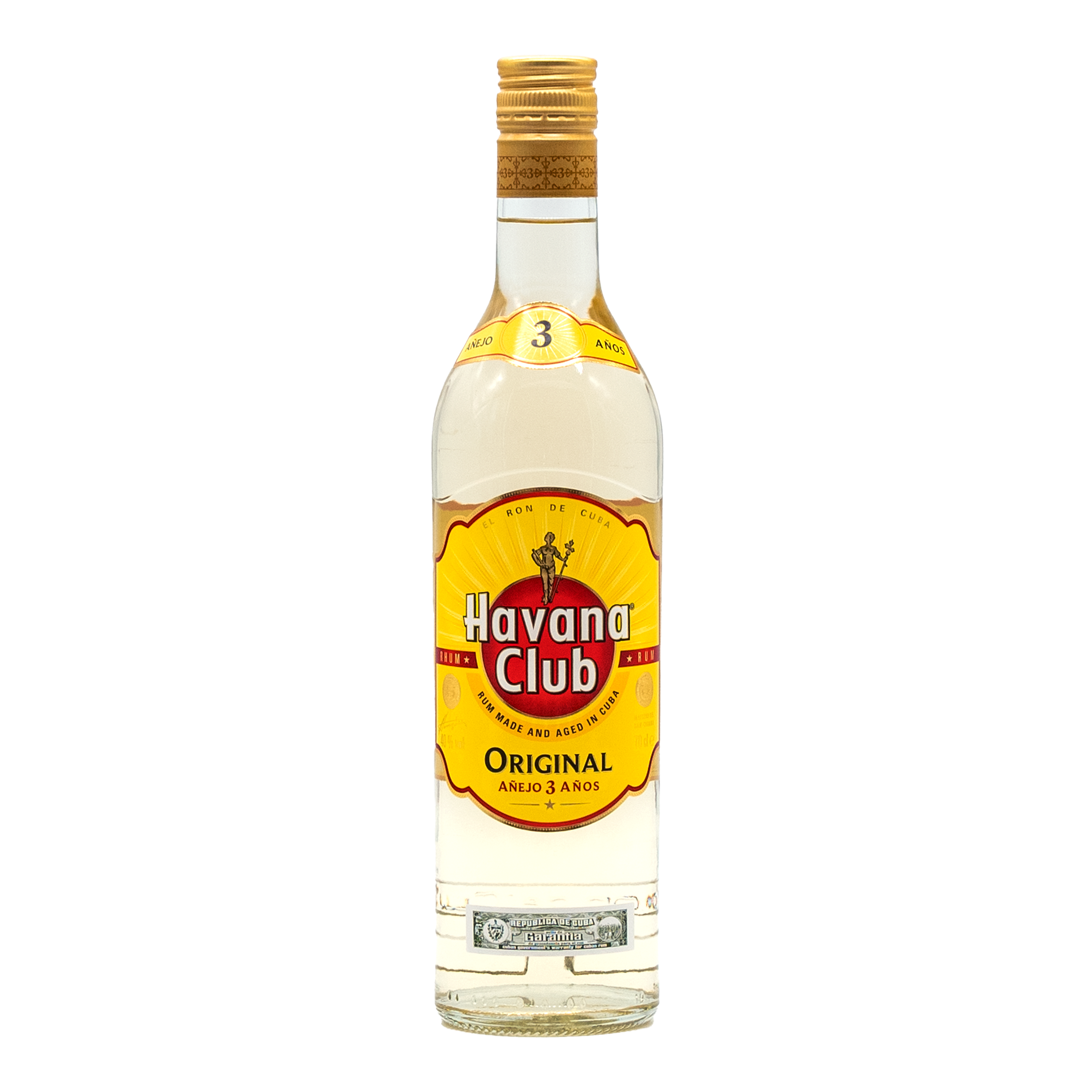 Havana Club 40 % vol. 3 Jahre 0,7 L