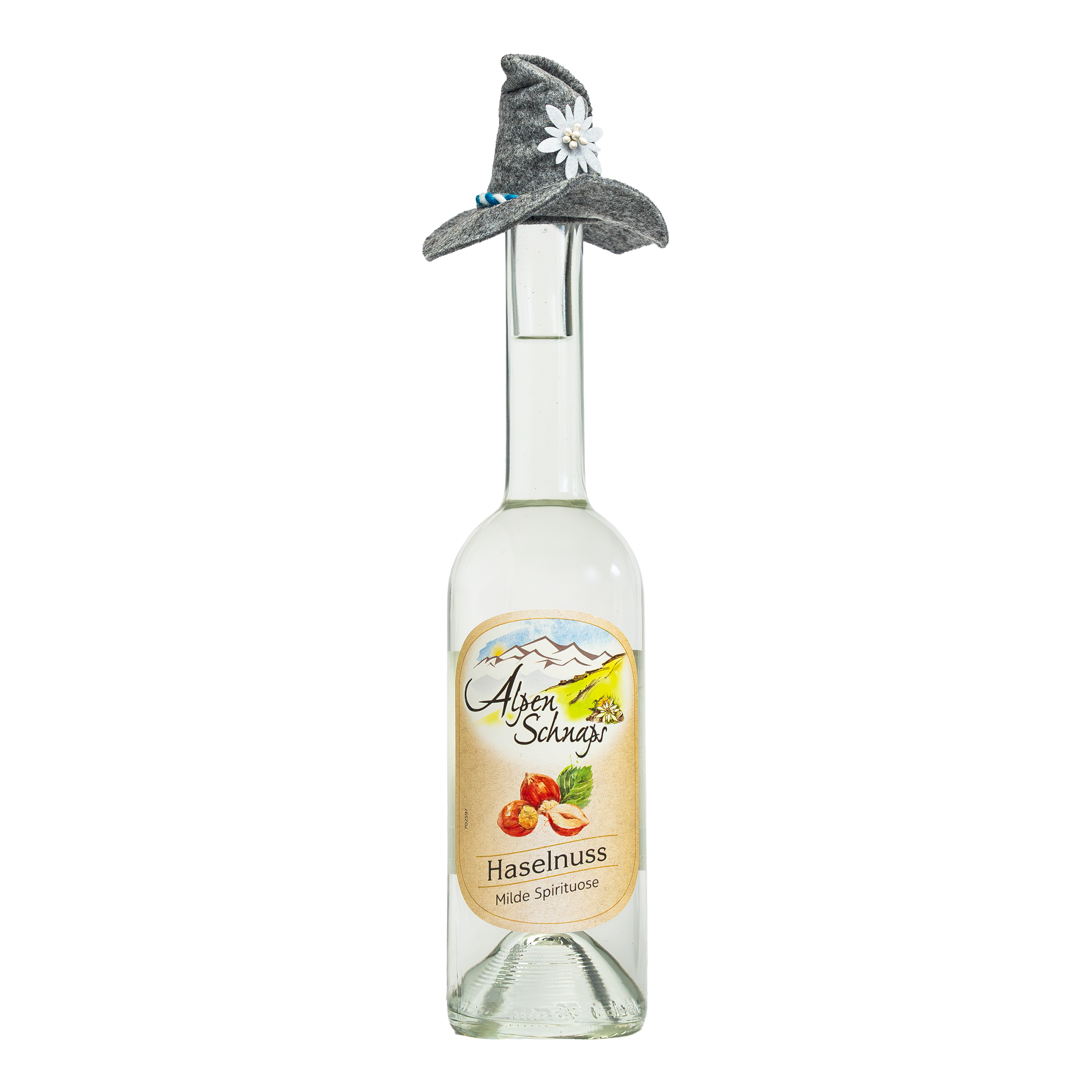 Steinbeisser Alpenschnaps milde Haselnuss 0,5 L
