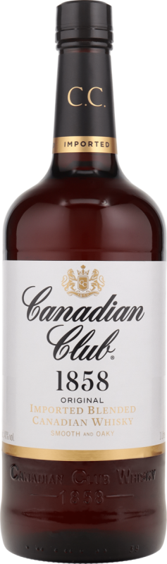Canadian Club Blended Canadian Whisky 40% - 1 L