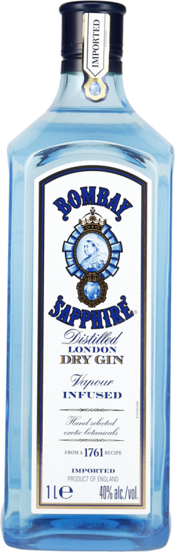 Bombay Saphire Dry Gin 40% - 1 L