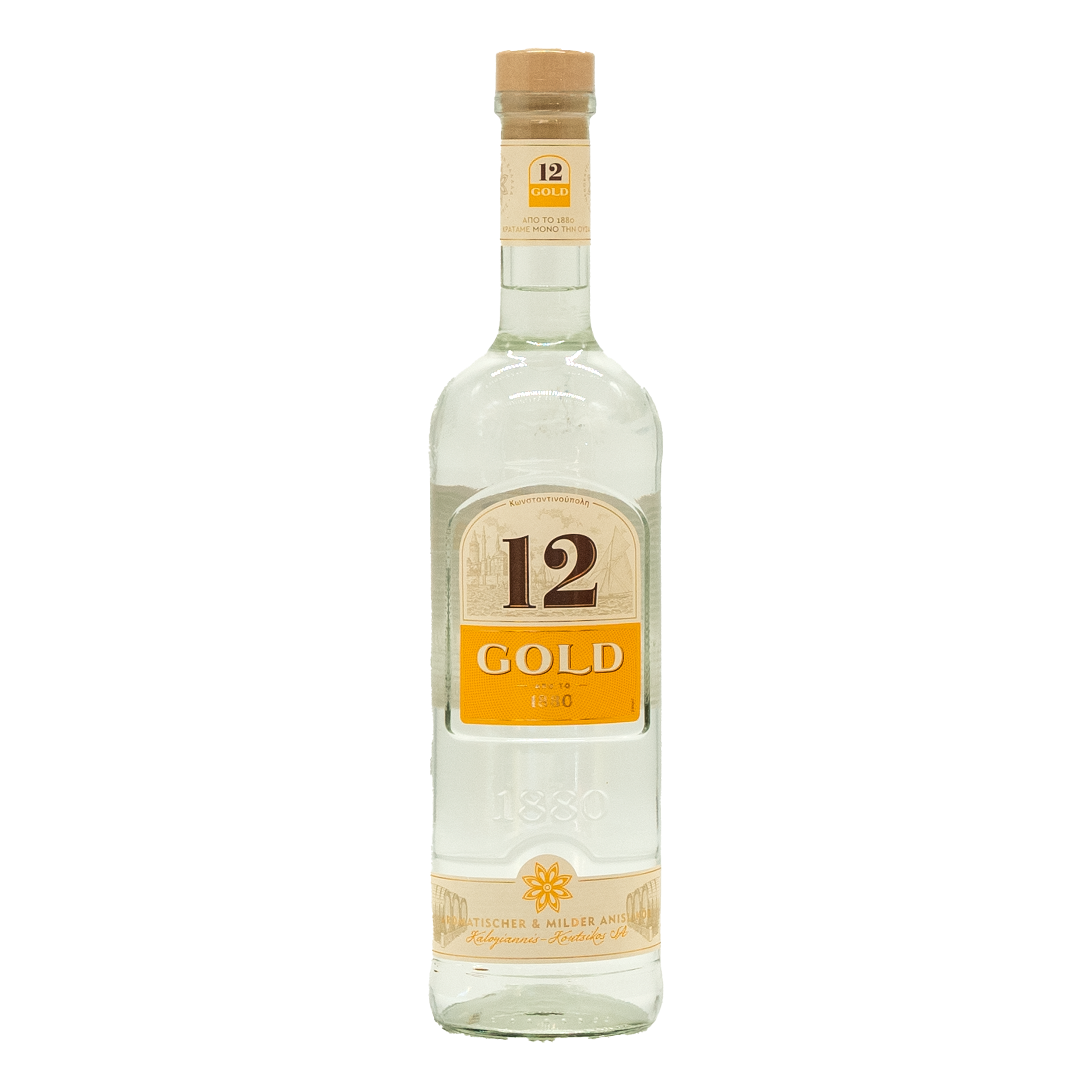 12 Gold Ouzo 0,7 L
