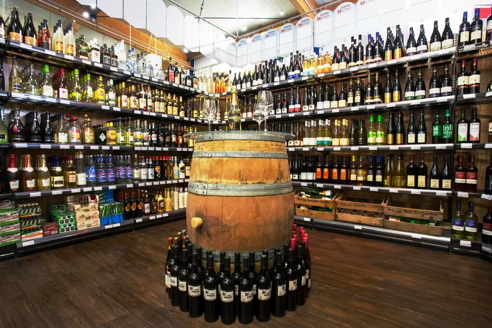 Getränkemarkt von innen