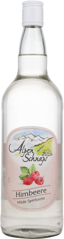 Steinbeisser Alpenschnaps Himbeere 1 L