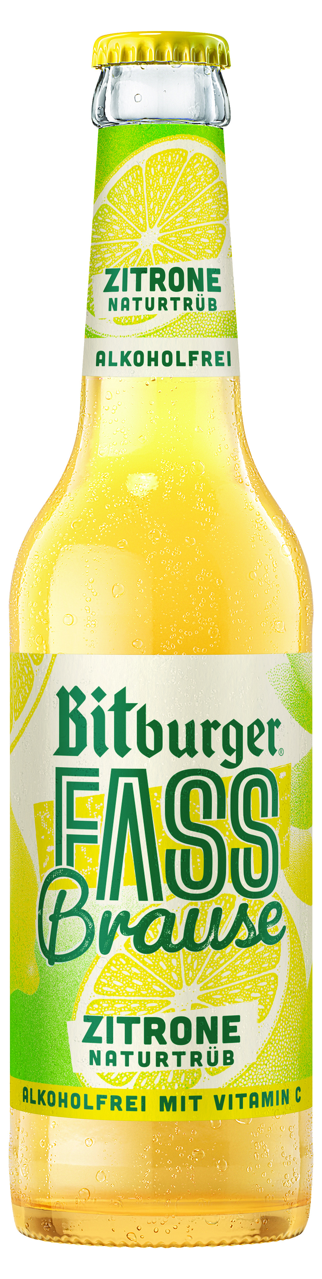 Bitburger Fassbrause naturtrüb Zitrone 0,33L