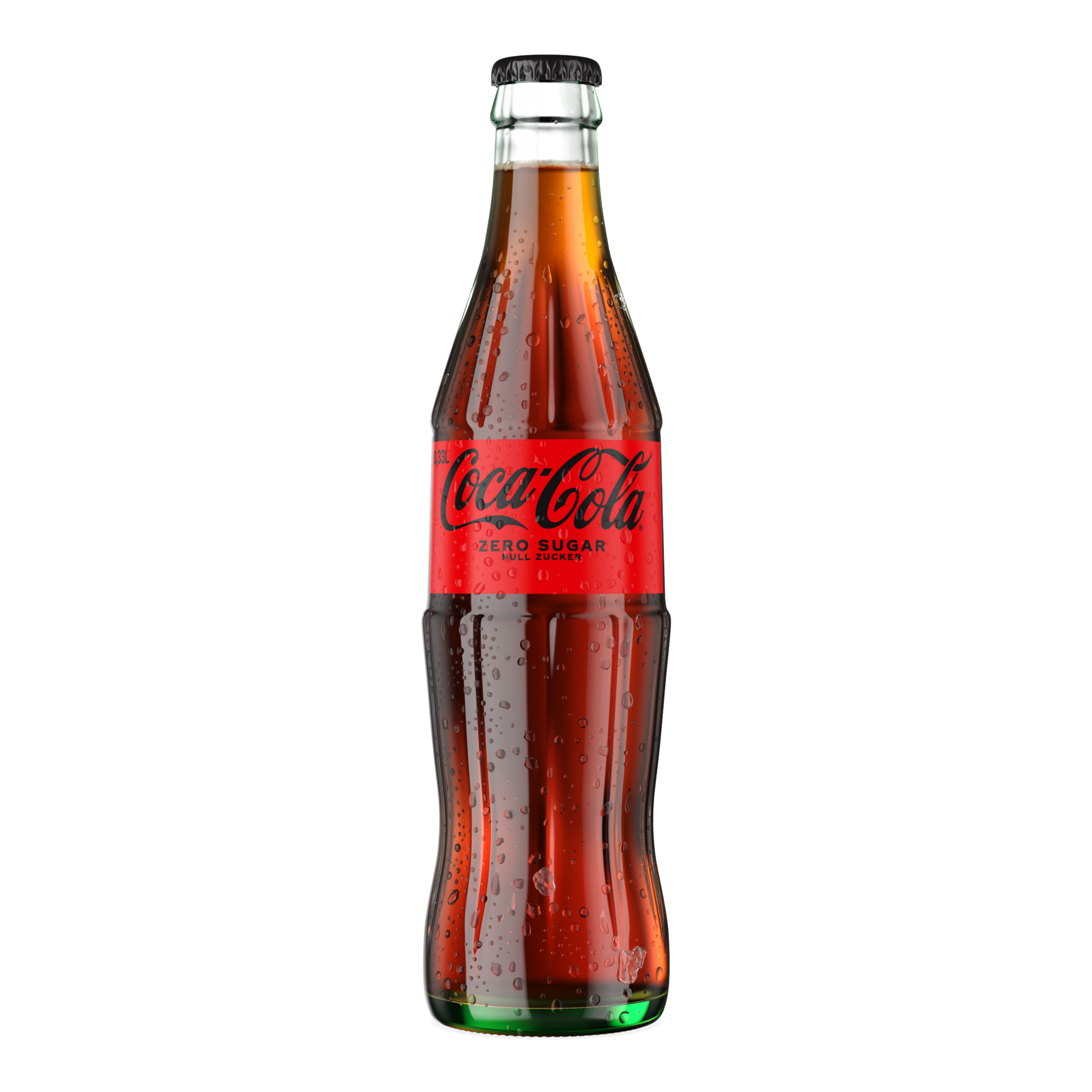 Coca Cola Zero 0,33 L Glasflasche