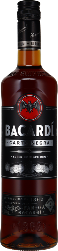 Bacardi Carta Negra 1,0 L