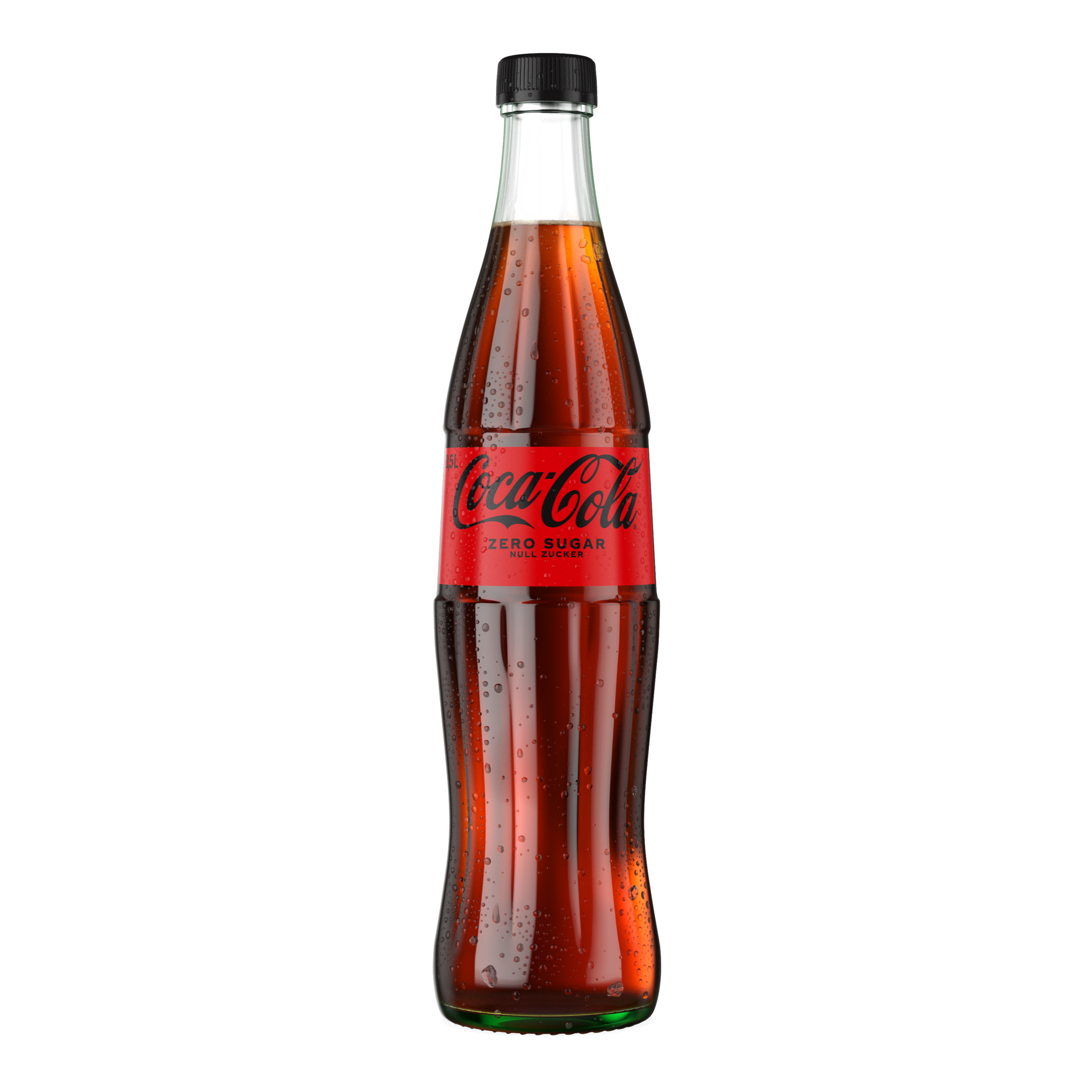 Coca Cola Zero 0,5 L Glasflasche