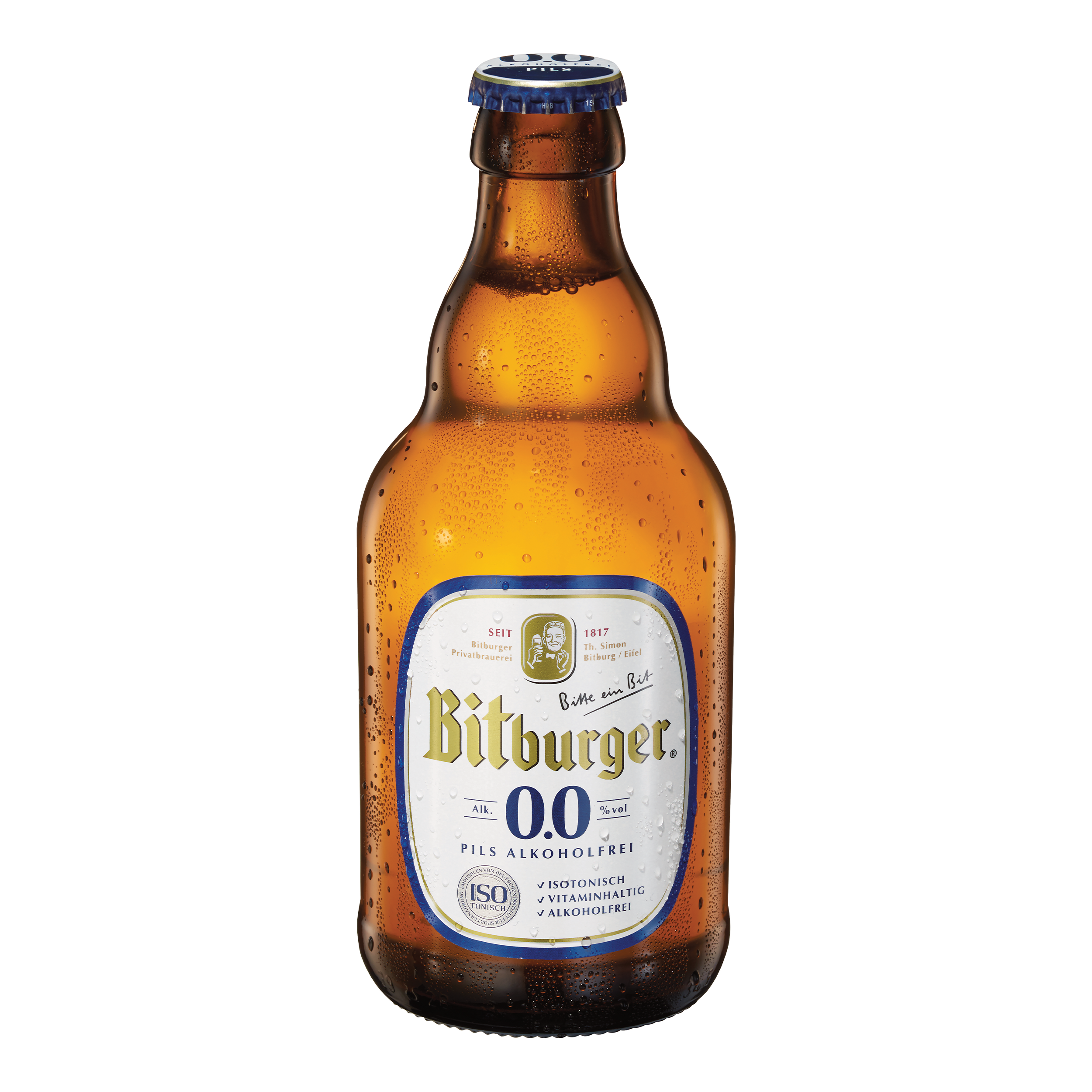 Bitburger 0,0 % Pils alkoholfrei 0,33 L Stubbi