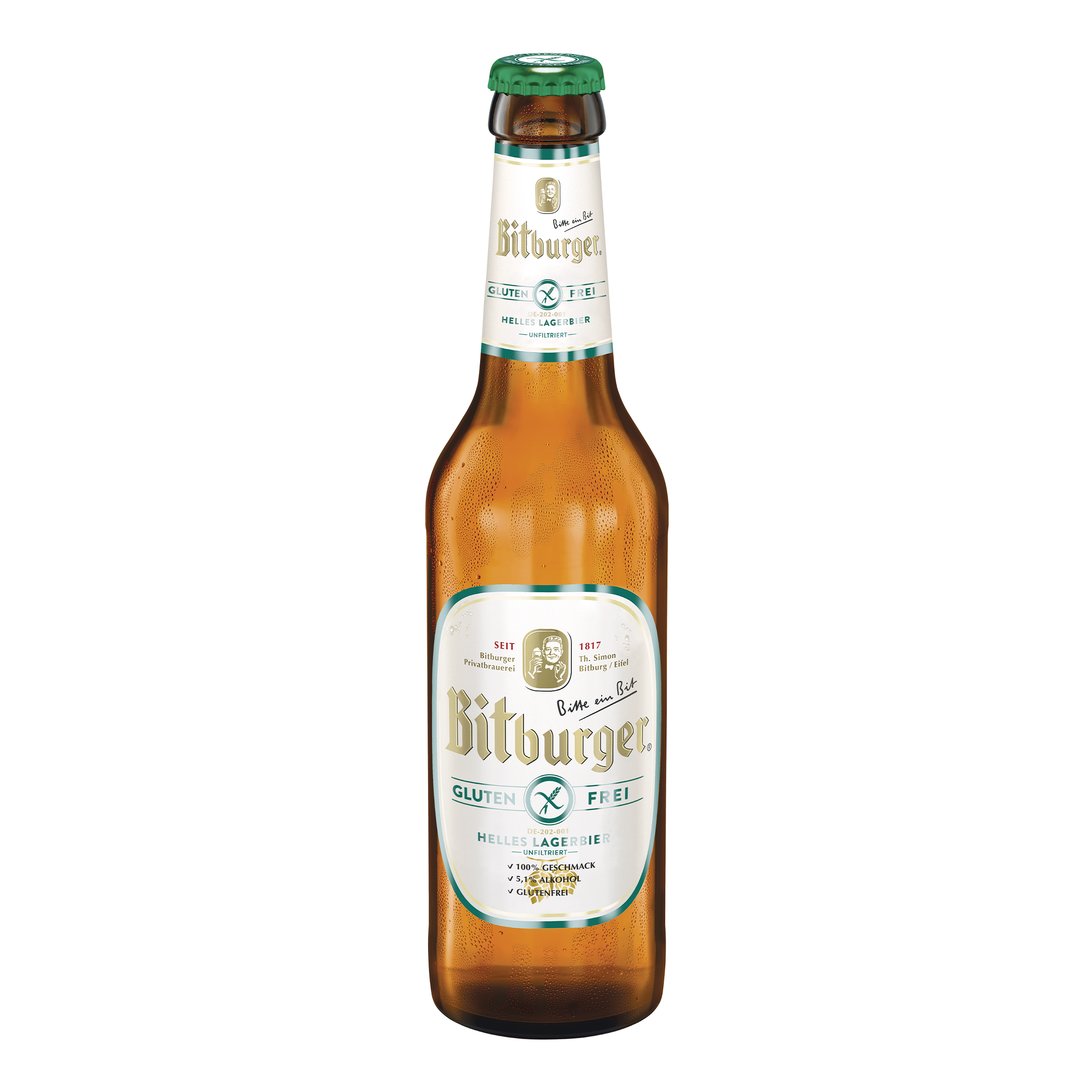 Bitburger Helles Lagerbier - glutenfrei 0,33 L