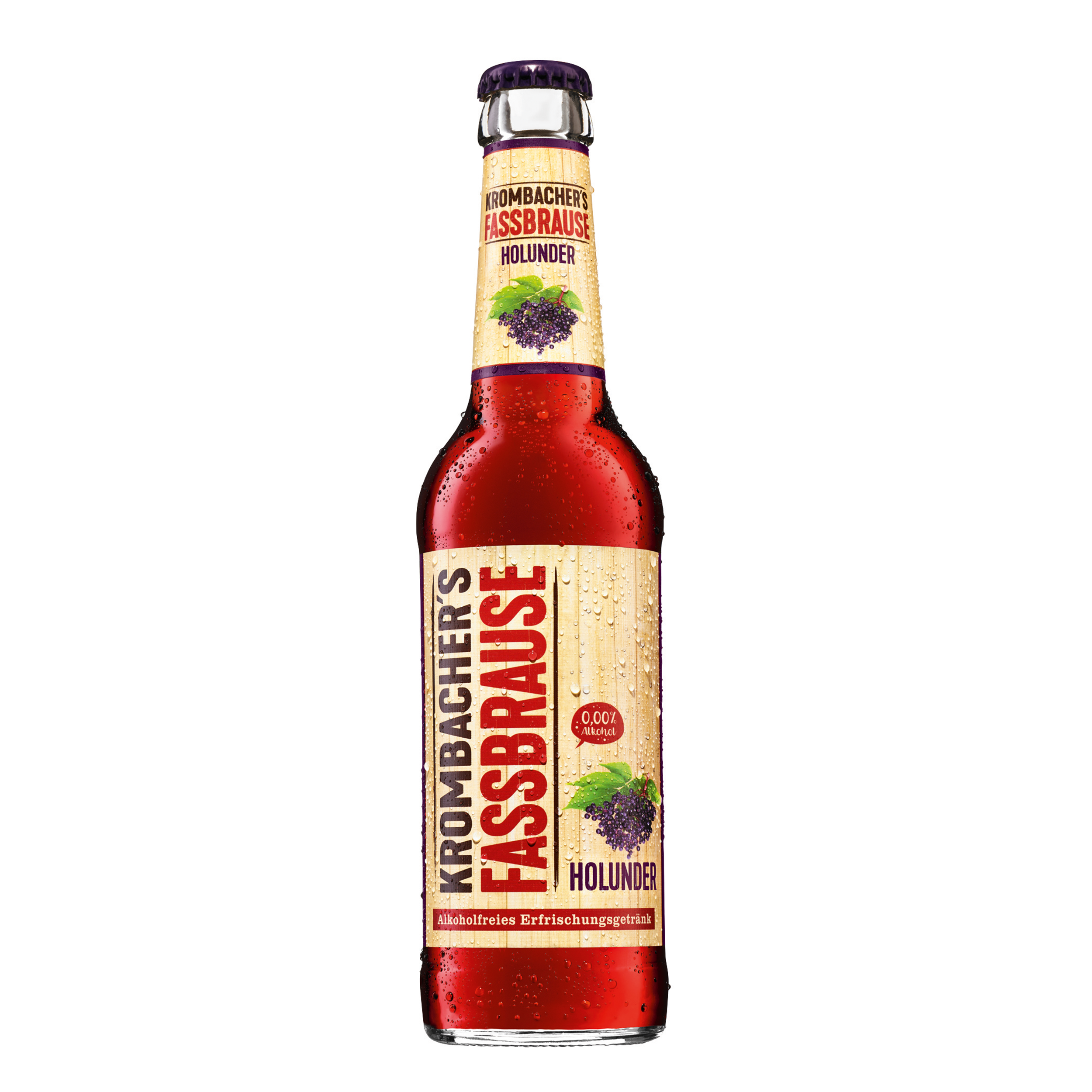 Krombacher´s Fassbrause Holunder  0,33 L