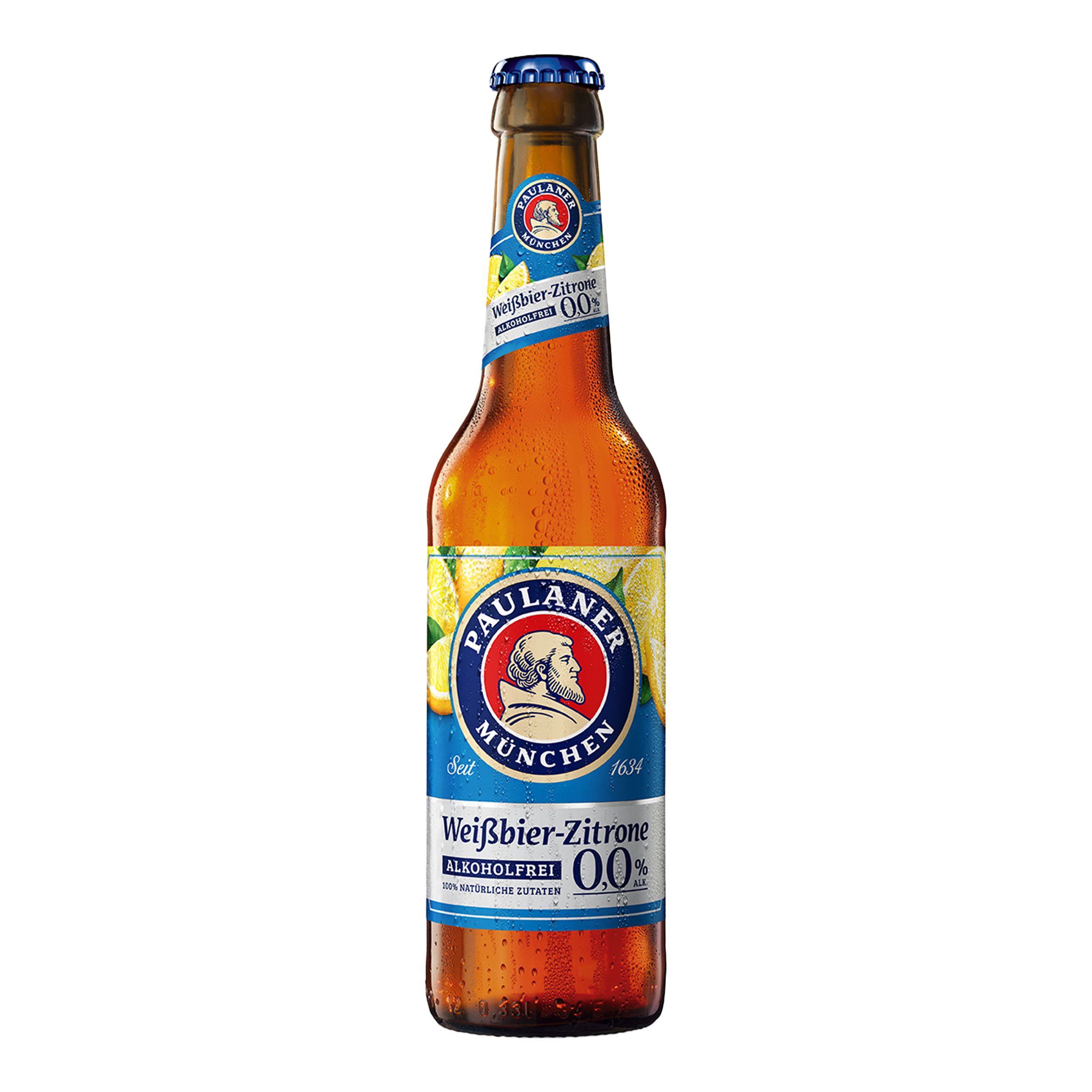 Paulaner Weißbier-Zitrone alkoholfrei 0,0 % 0,33 L